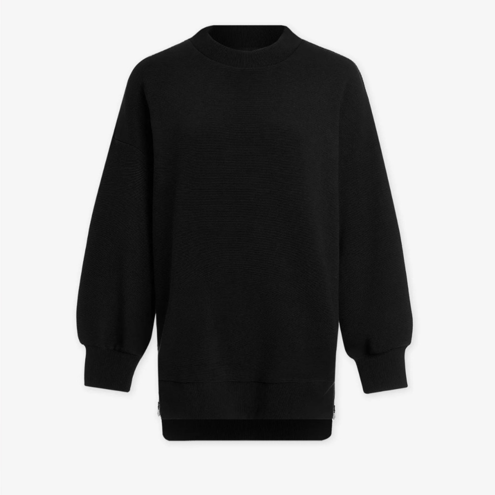 Women’s Varley Mae Boyfriend Sweat Sweater - Black/Silver - Size S